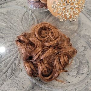 Ginger scrunchie hair bun New